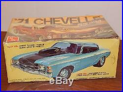 Vintage AMT 1971 Chevy Chevelle SS 454 The Quickie 3 in 1 Model Kit (Lot# 43)