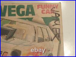 Vintage AMT 1975 Chevy Vega Funny Car Model Kit Opened Box