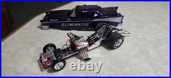 Vintage AMT 1/25'57 Chevrolet Funny Car Eliminator Built Plastic Model
