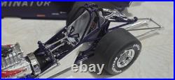 Vintage AMT 1/25'57 Chevrolet Funny Car Eliminator Built Plastic Model