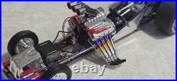 Vintage AMT 1/25'57 Chevrolet Funny Car Eliminator Built Plastic Model