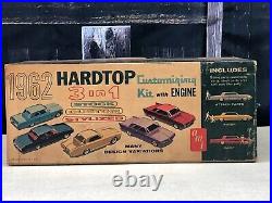 Vintage AMT 3 in 1 1962 HARDTOP THUNDERBIRD T-Bird Customizing Kit 125 S-222