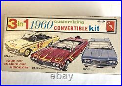 Vintage AMT 3 in 1 Customizing Convertible Model Kit 1960 Mercury FACTORY SEALED