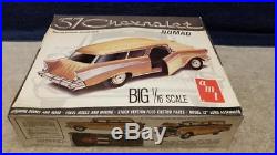 Vintage AMT'57 Chevrolet Nomad Big 1/16 Scale Boxed Sealed