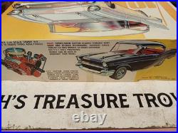 Vintage AMT 57 Chevy Bel Air Hardtop 1/16 Scale Model Kit T841 New Open Box