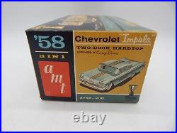 Vintage AMT 58 Chevrolet Impala Hardtop Trophy Series 125 Model Kit 2758-200