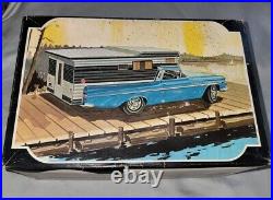 Vintage AMT'59 EL Camino Camper 2559 T 236-200 Model Kit 1/25 Scale Open Box
