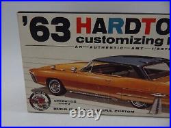 Vintage AMT 63 Chevy II Nova Hardtop 3 in 1 Customizing 125 Model Kit 5723-149