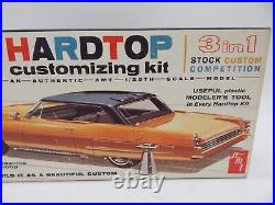 Vintage AMT 63 Chevy II Nova Hardtop 3 in 1 Customizing 125 Model Kit 5723-149