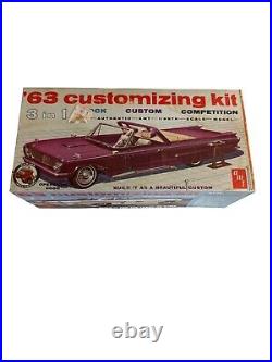 Vintage AMT'63 Customizing Kit Imperial Convertible Model 3 In 1 Stock/Custom/C