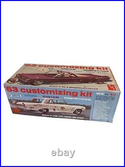 Vintage AMT'63 Customizing Kit Imperial Convertible Model 3 In 1 Stock/Custom/C