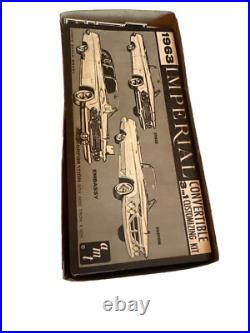 Vintage AMT'63 Customizing Kit Imperial Convertible Model 3 In 1 Stock/Custom/C