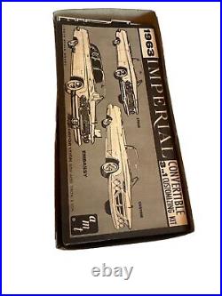Vintage AMT'63 Customizing Kit Imperial Convertible Model 3 In 1 Stock/Custom/C