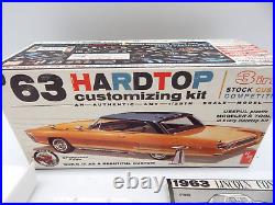 Vintage AMT 63 Lincoln Continental Hardtop Customizing 125 Model Kit 6423-149
