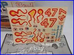 Vintage AMT 63 Lincoln Continental Hardtop Customizing 125 Model Kit 6423-149