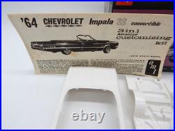 Vintage AMT 64 Chevrolet Impala 2 Door Convertible 3 in 1 George Barris 6714-200