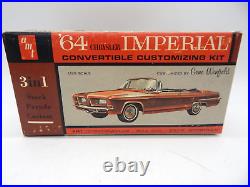 Vintage AMT 64 Chrysler Imperial Convertible Customizing 125 Model Kit 6814-150