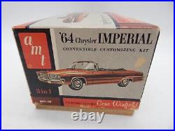 Vintage AMT 64 Chrysler Imperial Convertible Customizing 125 Model Kit 6814-150