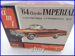 Vintage AMT 64 Chrysler Imperial Convertible Customizing 125 Model Kit 6814-150