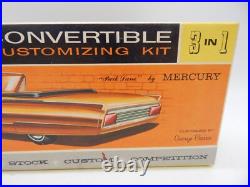 Vintage AMT 64 Mercury Park Lane Convertible Customizing 125 Model Kit 6314-150