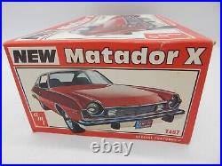 Vintage AMT 76 AMC Matador X 125 Model Kit T467