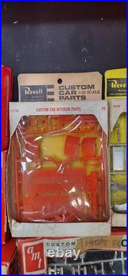 Vintage AMT And REVELL Hot Rod T Body Accessories