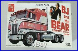 Vintage AMT BJ & The Bear Kenworth Aerodyne Cabover semi truck 1/25 Model