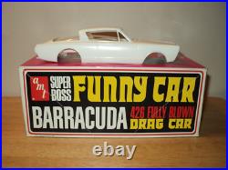 Vintage AMT Barracuda Super Boss Funny Car Model kit #T152 Complete
