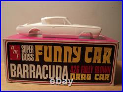 Vintage AMT Barracuda Super Boss Funny Car Model kit #T152 Complete