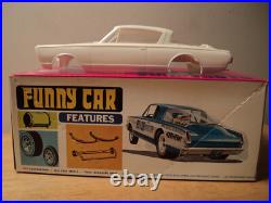 Vintage AMT Barracuda Super Boss Funny Car Model kit #T152 Complete