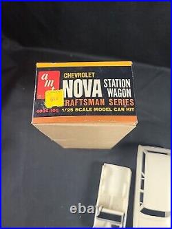 Vintage AMT Chevrolet Chevy Nova Station Wagon Craftsman Series Model Car Kit