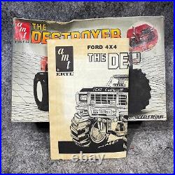 Vintage AMT Ertl The Destroyer Ford Monster 4x4 Truck 1/25 Model Kit #6608