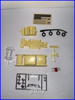 Vintage AMT Mini Kit'57 Yellow Chevy Hardtop Model Car Kit 143 Plastic NOS