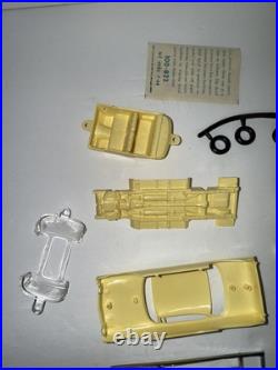 Vintage AMT Mini Kit'57 Yellow Chevy Hardtop Model Car Kit 143 Plastic NOS