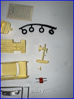 Vintage AMT Mini Kit'57 Yellow Chevy Hardtop Model Car Kit 143 Plastic NOS