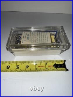 Vintage AMT Mini Kit'57 Yellow Chevy Hardtop Model Car Kit 143 Plastic NOS