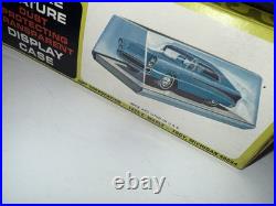 Vintage AMT Mini Kit'57 Yellow Chevy Hardtop Model Car Kit 143 Plastic NOS