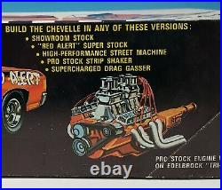 Vintage AMT Red Alert Racing Team Model Kit 1970 Chevelle Van Trailer Box T-550