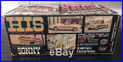 Vintage AMT SONNY & CHER His Hers GEORGE BARRIS Mustang 125 Model Kit 907-170