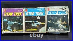 Vintage AMT Star Trek Model Kit Parts & Boxes Lot
