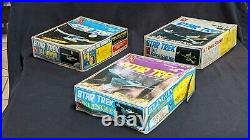 Vintage AMT Star Trek Model Kit Parts & Boxes Lot