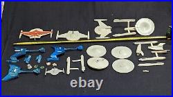 Vintage AMT Star Trek Model Kit Parts & Boxes Lot