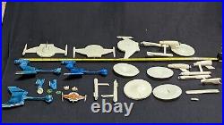 Vintage AMT Star Trek Model Kit Parts & Boxes Lot