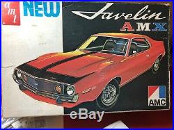 Vintage AMT T345 1974 AMC Javelin AMX Super Rare VERY NICE KIT unbuilt unpainted