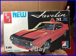 Vintage AMT T345 1974 AMC Javelin AMX Super Rare VERY NICE KIT unbuilt unpainted