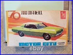 Vintage AMT X851 100 1970 Ford LTD 4Dr. HT 1969 Initial Release 125 Rare