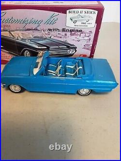 Vintage AMT model car kit K7012. Nova convertible, 1962