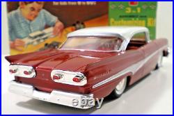 Vintage Amt 1958 Ford Hardtop 3 In 1 Kit 1/25 Scale Model Car Built Stock #3fkht