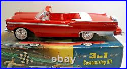 Vintage Amt 1959 Ford Cvt. 3 In 1 Customizing 1/25 Scale Model Car Built Stock