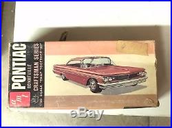 Vintage Amt 1960 Bonneville Hardtop Model Craftsman Series Complete New Nib